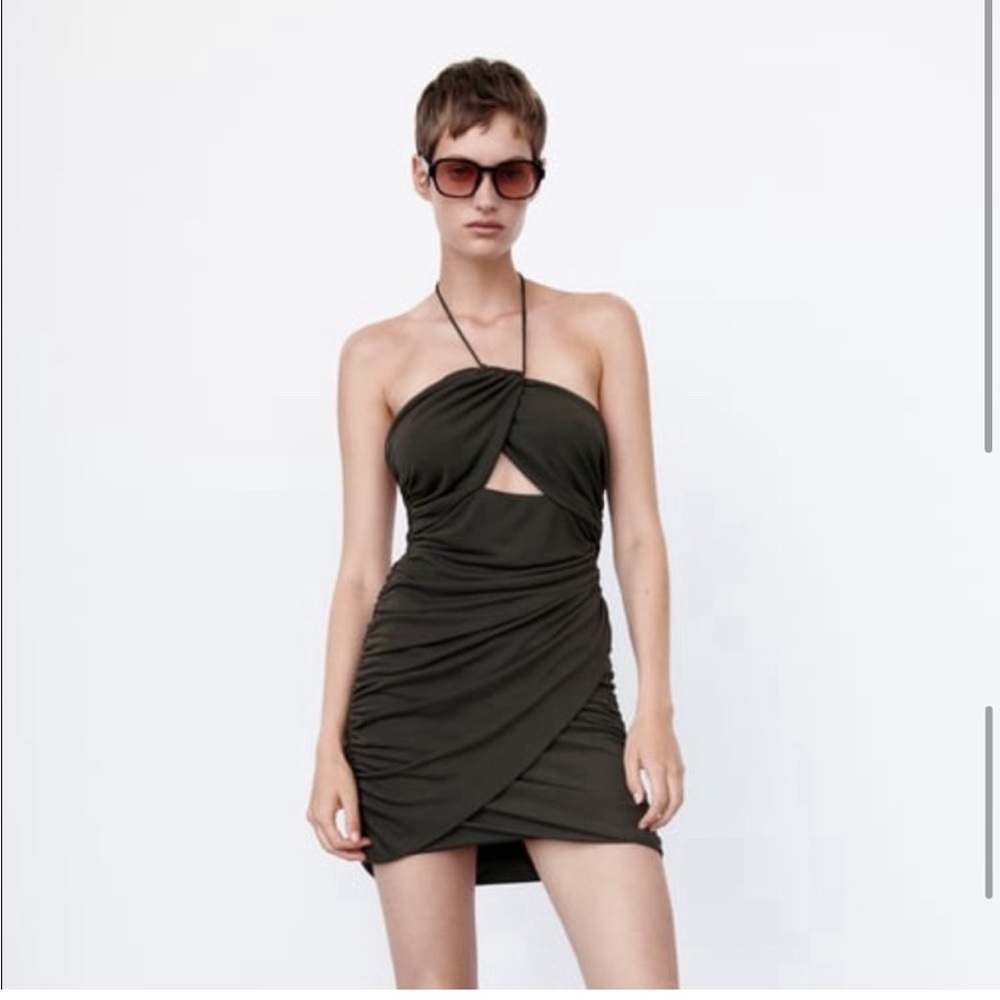 ZARA Draped Mini dress